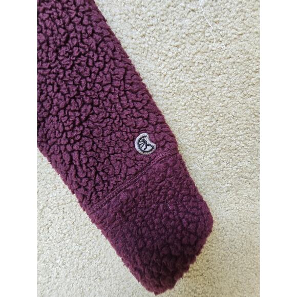 Champion x Todd Snyder Polartec Micro Series Sherpa Fleece Jacket Plum Purple S - Picture 3 of 10